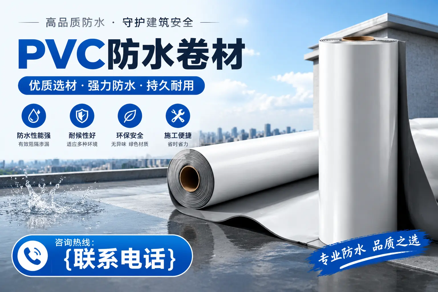 PVC防水卷材的选购技巧与注意事项,助您在普洱找到合适产品